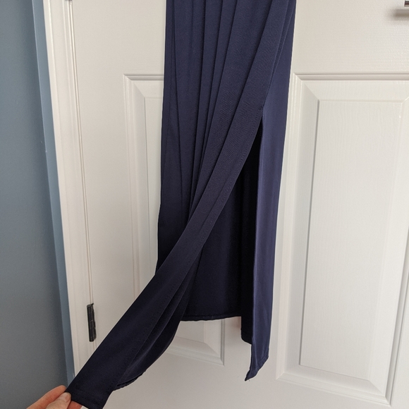FWP - Navy maxi dress with pockets - Picture 4 of 6
